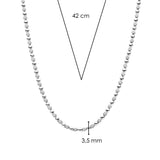 Ronde Zirkonia Ketting