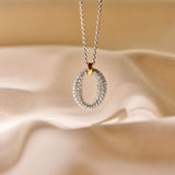 Classic Soft Oval Zirkonia Ketting
