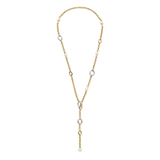 Y-vorm Connected Zirkonia Parel Ketting