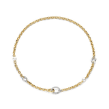 Connected Zirkonia Parel Ketting