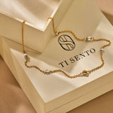 Parel Charm Ketting