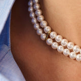 Classic Dubbele Parel Ketting