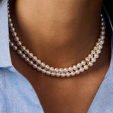 Classic Dubbele Parel Ketting