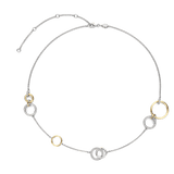 Connected Cirkel Charm Ketting