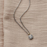Classic Vierkante Zirkonia ketting