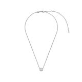 Classic Vierkante Zirkonia Ketting