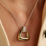 Open Triangle Vintage Ketting