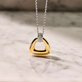 Open Triangle Vintage Ketting