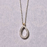 Classic Soft Oval Zirkonia Ketting