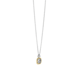 Grijze Zirkonia Cushion Ketting