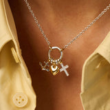 Love Faith Hope Charm Ketting