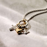 Love Faith Hope Charm Ketting
