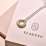 Layered Zirkonia Ketting
