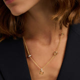 Layered Cushion Ketting Geel
