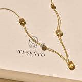 Layered Cushion Ketting Geel