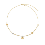 Layered Cushion Ketting Geel