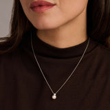 Zirkonia Parel Ketting