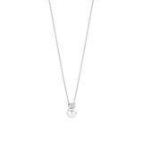 Zirkonia Parel Ketting