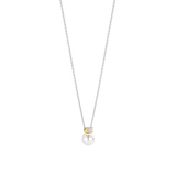 Zirkonia Parel Ketting