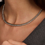 Vintage Geribbelde Ketting