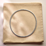 Vintage Geribbelde Ketting