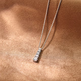 Vertical Zirkonia Ketting
