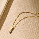 Zirkonia Bar Ketting