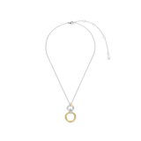 Open Modern Pavé Cirkel Ketting