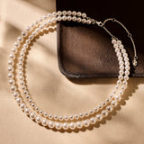 Dubbele Parel Ketting