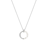 Parel Zirkonia Cirkel Ketting