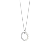 Parel Zirkonia Cirkel Ketting