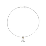 Ronde Zilveren Parel Ketting