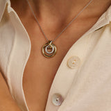 Contrast Crossover Cirkel Ketting
