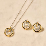 Contrast Crossover Cirkel Ketting