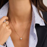 Ronde Zirkonia Ketting