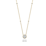 Ronde Zirkonia Ketting