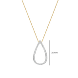 Classic Soft Oval Ketting Goudkleurig