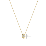 Oval Sparkle Ketting