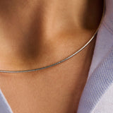 Ronde Zilveren Ketting