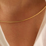 Ronde Goudkleurige Ketting