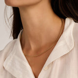 Ronde Goudkleurige Ketting