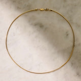 Ronde Goudkleurige Ketting