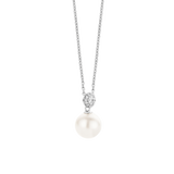 Ronde Zirkonia Parel Ketting