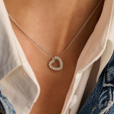 Zirkonia Hartjes Ketting