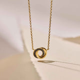 Forever Connected Zwarte Zirkonia Ketting