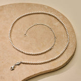 Dunne Parel Ketting