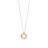 Tricolor Twisted Cirkel Ketting