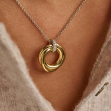 Twisted Cirkel Ketting