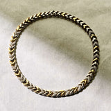Vintage Zirkonia Schakel Ketting