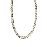 Vintage Zirkonia Schakel Ketting